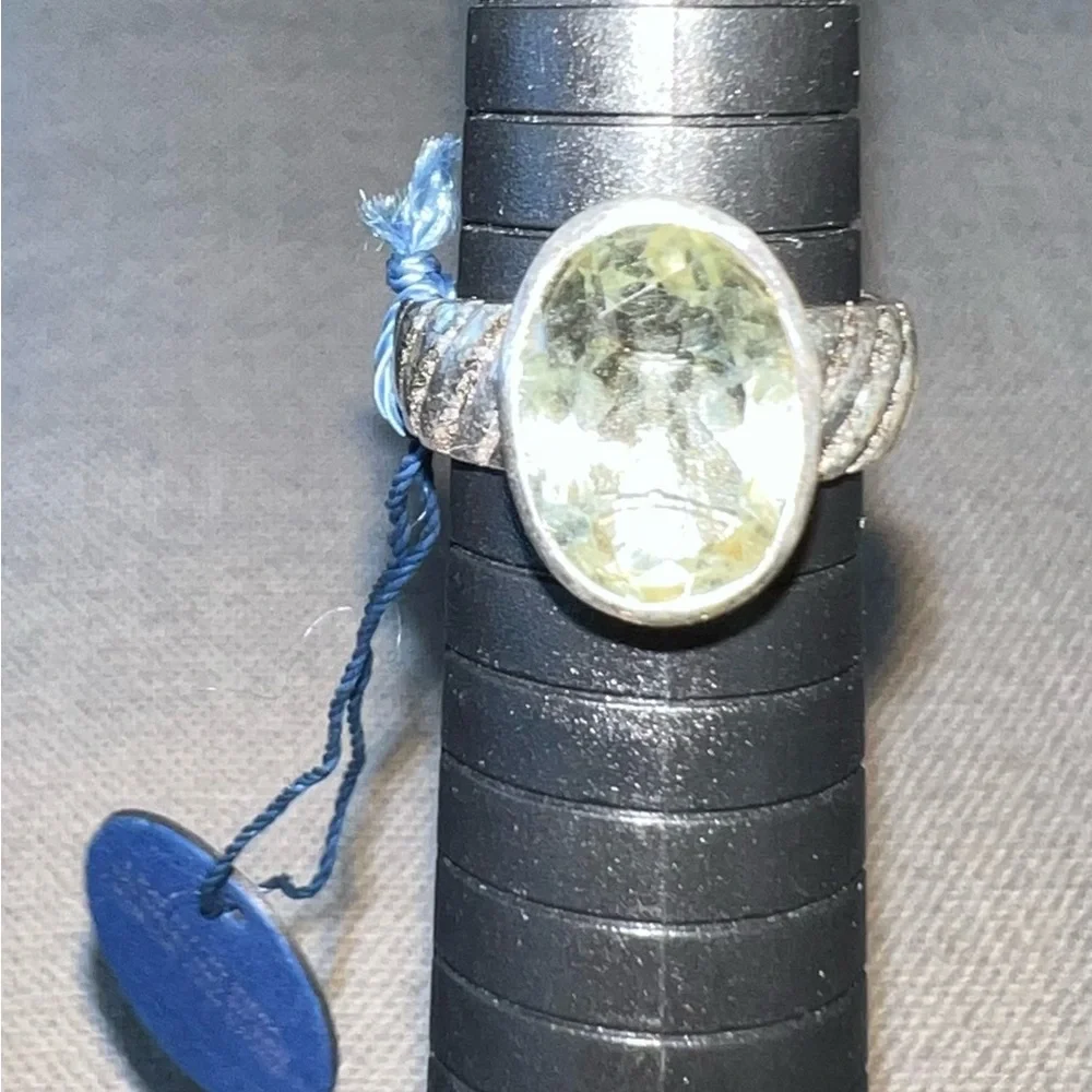 NWT Citrine & Sterling Ring